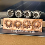 Eclipse! Total, Annular, Enhanced. Engraved Metal Hand Stamp.