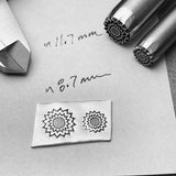 Sunflower Uncornered! Two available sizes. Engraved Metal Hand Stamp.