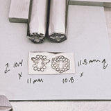 Bee Blanks! Two designs available.  Engraved Metal Hand Stamp Handmade.