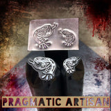 Hissy Snake. Two available sizes! Metal Hand Stamp.