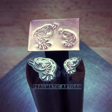 Hissy Snake. Two available sizes! Metal Hand Stamp.