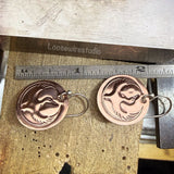 Rebel Loon! Made in Minnesota. Engraved Metal Hand Stamp.