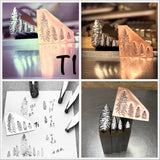 Tamarack Tree. New Designs Added! Metal Stamp Handmade