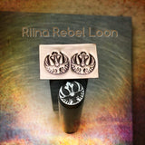 Riina Rebel Loon! Made in Minnesota. Two available sizes. Engraved Metal Hand Stamp