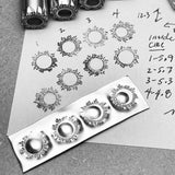 Eclipse! Total, Annular, Enhanced. Engraved Metal Hand Stamp.