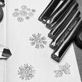 Mothy Mandala. Three available sizes. Engraved Metal Hand Stamp.