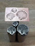 Sea Shell. Three available sizes! Metal Hand Stamp.