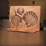 Sea Shell. Three available sizes! Metal Hand Stamp.