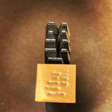 Quality Fineness Marks You Can Read! :D 1mm tall. Engraved Metal Hand Stamp.