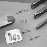 Wheat! Engraved Metal Hand Stamp.