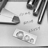 Barrel Cactus! Renewed! Engraved Metal Hand Stamp.