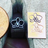 Orchid v1. LP-005 Metal Hand Stamp.