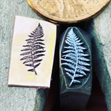 Ferns Full Two sizes! Metal Hand Stamp.