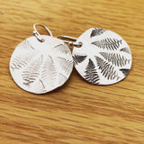 Ferns Full Two sizes! Metal Hand Stamp.