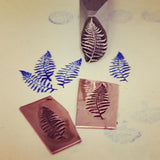 Ferns Full Two sizes! Metal Hand Stamp.