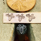 Cactus Prickly Pear. Three Sizes. Metal Hand Stamp.