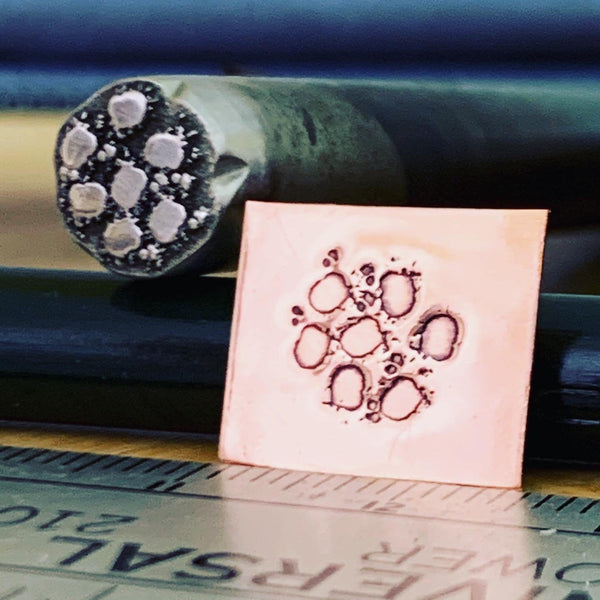 SPlish SPlosh. Engraved Metal Hand Stamp.