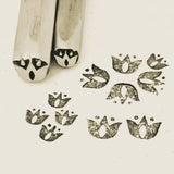 Flower Bold - Two sizes! LP001 Tulip like. Metal Stamp Handmade