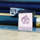 Rejoice! New raised design. Engraved Metal Hand Stamp Handmade.