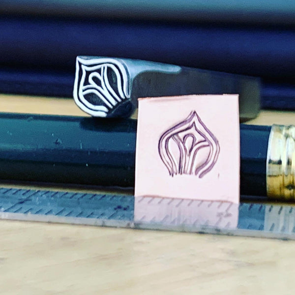 Rejoice! New raised design. Engraved Metal Hand Stamp Handmade.