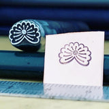 Swoosh! Sweet Design! Engraved Metal Hand Stamp.