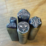 Crown! Two Sizes. Metal Hand Stamp.