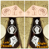 Raised Fist - BLM - Engraved Metal Hand Stamp.