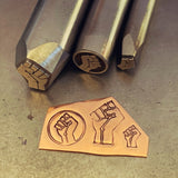 Raised Fist - BLM - Engraved Metal Hand Stamp.