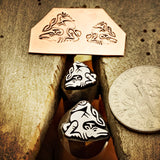 Anglo Saxon Beast - Engraved Metal Hand Stamp.