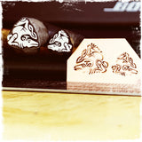 Anglo Saxon Beast - Engraved Metal Hand Stamp.