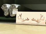 Antlers Super sized. Engraved Metal Hand Stamp.