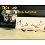 Antlers Super sized. Engraved Metal Hand Stamp.