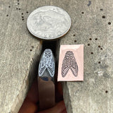 Cicada! Engraved Metal Hand Stamp Handmade.