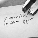 Leaf Line Dancer- ChaCha! Redesigned Raised Version! Metal hand stamp.