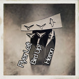 Birds! Tiny Flyers. Engraved Metal Hand Stamp Handmade.