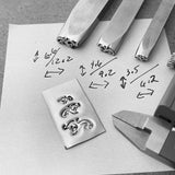 Dancer! Metal Hand Stamp.