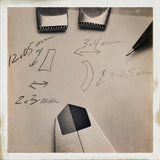 Farmall Tractor Tire Tread - Engraved Metal Hand Stamp.