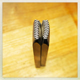 Farmall Tractor Tire Tread - Engraved Metal Hand Stamp.