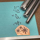 Sirius Star. Three sizes. Metal Hand Stamp.