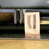 Farmall Tractor Tire Tread - Engraved Metal Hand Stamp.